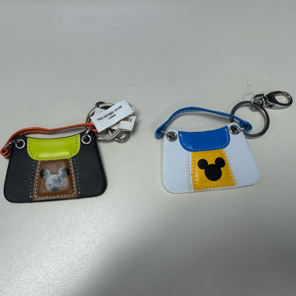 Disney Colorful Mickey Mouse Keychain Duo